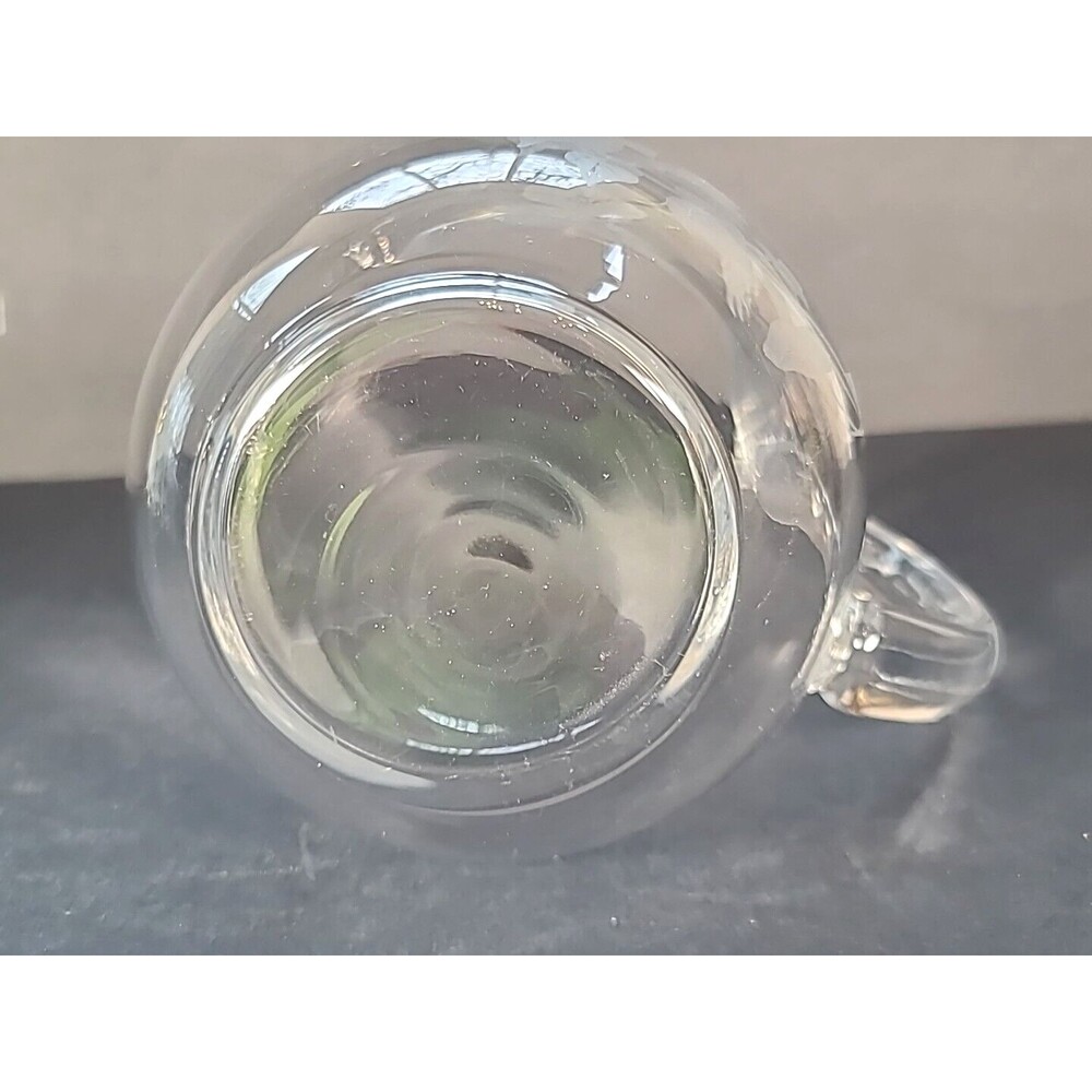 Lead Crystal Pitcher Hummingbird Etched Design Hand Blown in France Avon VTG - Picture 5 of 10